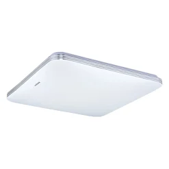 LED Badezimmerlampe Decke B: 33 cm IP44 Weiß 4200 K