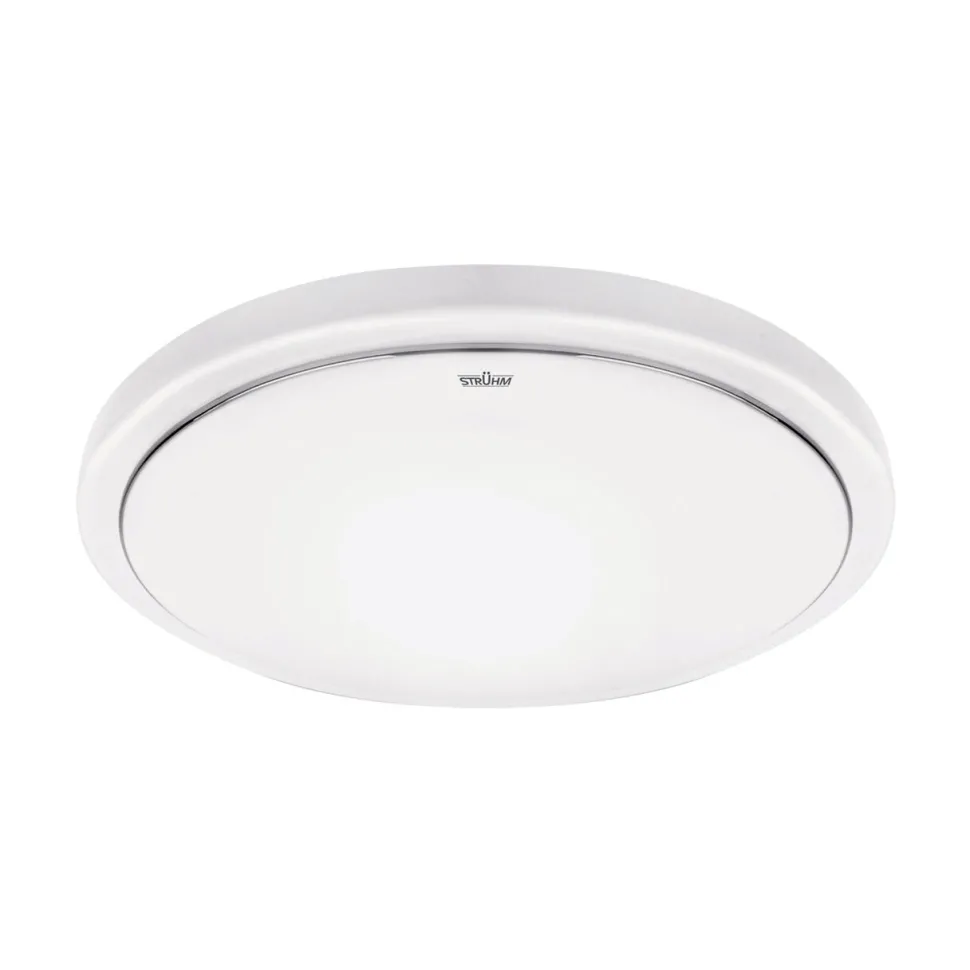 LED Badlampe Decke IP44 D: 26 cm rund Weiß 4100 K 1840 lm