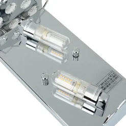 LED Badlampe Kristall Glas IP44 modernes Design