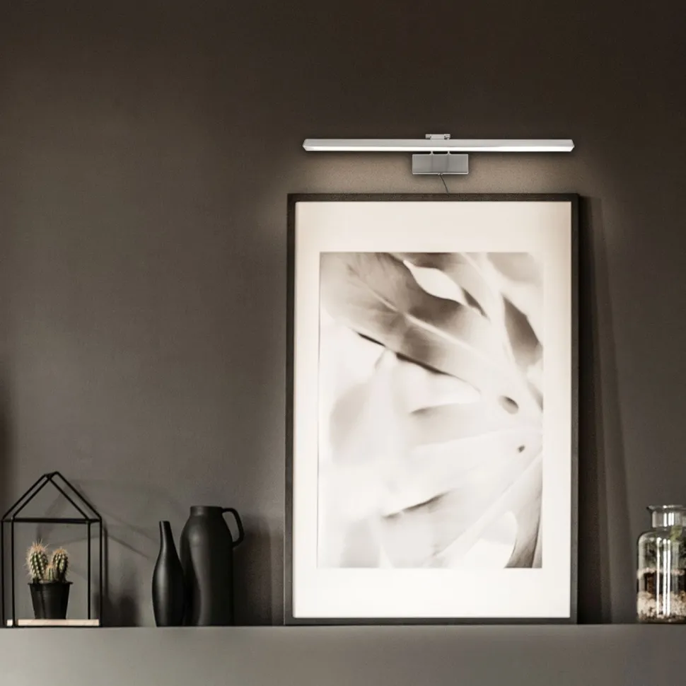 LED Bilderleuchte dimmbar in Stahl B:60 cm 9 W flexibel