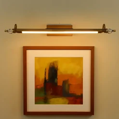 LED Bilderleuchte Metall Jugendstil 8W 79,5cm lang