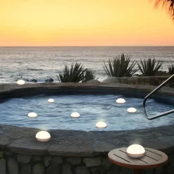 LED Campingleuchte Akku Haken Magnet Ø 11 cm Dimmer Farbwechsel