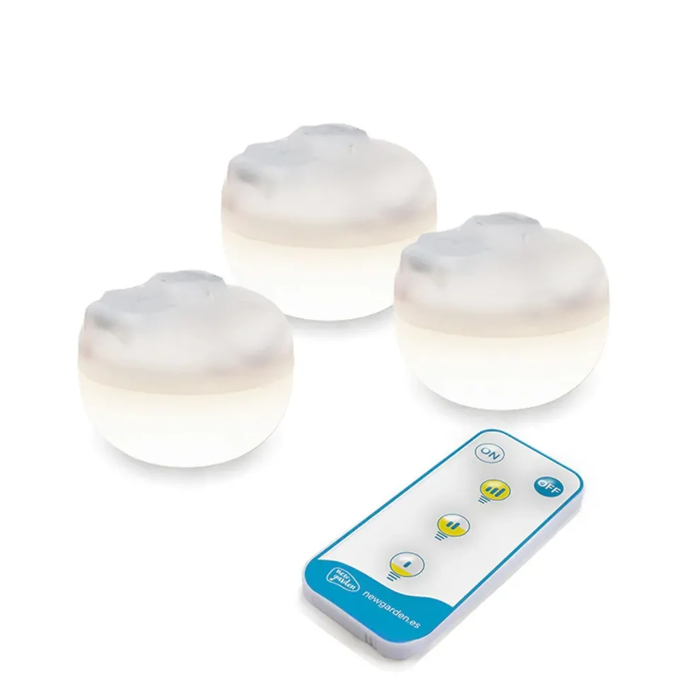 LED Campingleuchte 3er Set Akku Haken Magnet dimmbar IP54 CHERRY