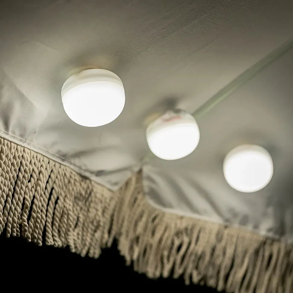 LED Campingleuchte 3er Set Akku Haken Magnet dimmbar IP54 CHERRY