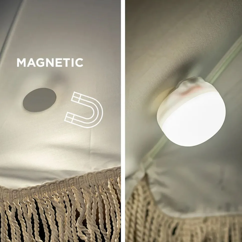 LED Campingleuchte 3er Set Akku Haken Magnet dimmbar IP54 CHERRY