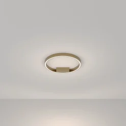 LED Deckenlampe Aluminium Ø 40 cm in Messing rund TESSA