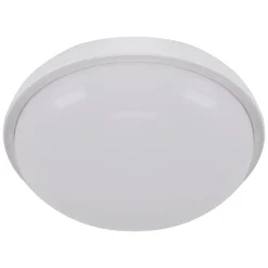 LED Deckenlampe außen IP54 Ø 21,5 cm rund Weiß