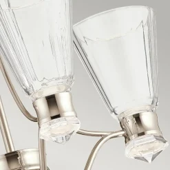 LED Deckenlampe Badezimmer IP44 50,3 cm breit höhenverstellbar