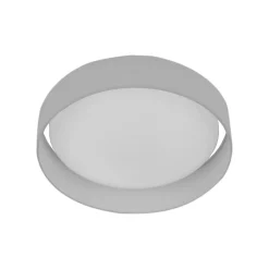 LED Deckenlampe blendarm Ø50 cm rund 25 W Stoffschirm