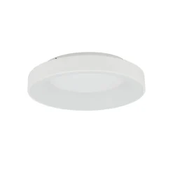 LED Deckenlampe blendarm Weiß Metall Ø48 cm 4300 lm