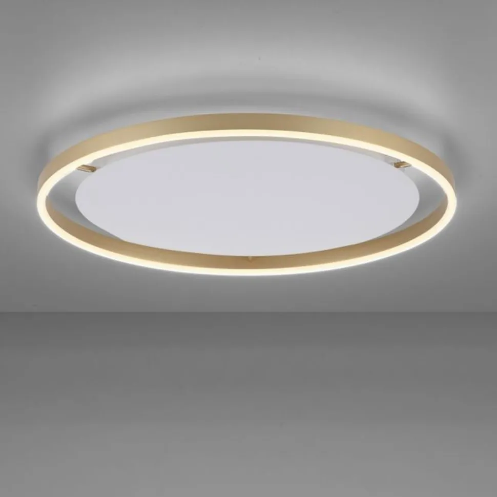 LED Deckenlampe dimmbar Ø58,5 cm 3650 lm in Messing