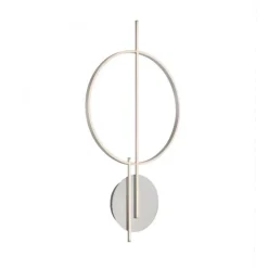 LED Deckenlampe in Silber dimmbar RGB 2900 lm L:114 cm