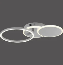 LED Deckenlampe in Stahl Metall warmweiß 26 W beweglich