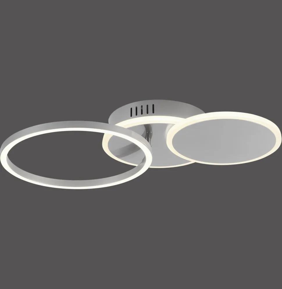 LED Deckenlampe in Stahl Metall warmweiß 26 W beweglich