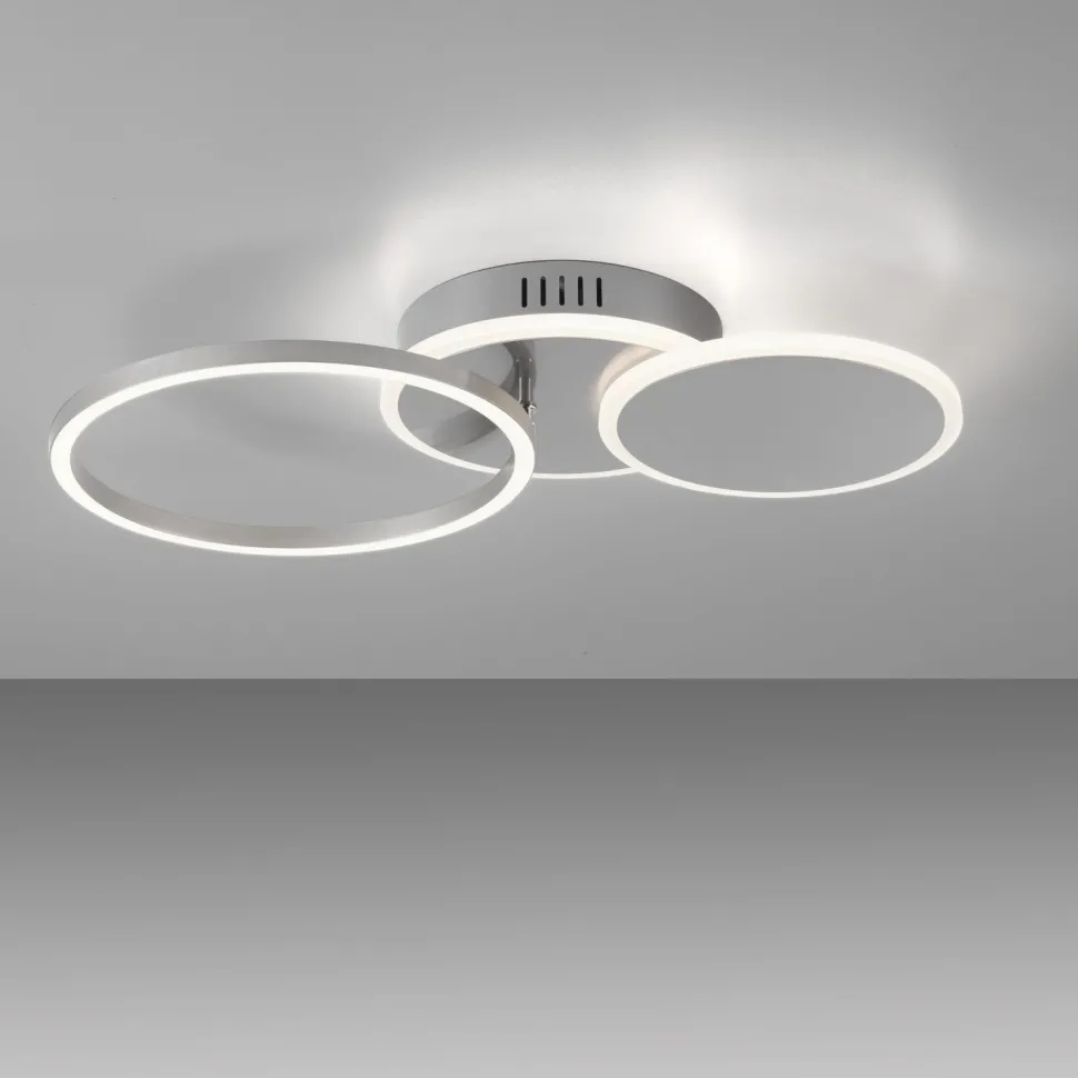 LED Deckenlampe in Stahl Metall warmweiß 26 W beweglich