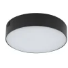 LED Deckenlampe klein Ø 16 cm rund Schwarz 3000 K 1600 lm