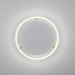 LED Deckenlampe Metall Ø39,3 cm 20 W dimmbar in Messing