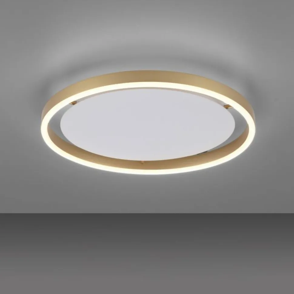 LED Deckenlampe Metall Ø39,3 cm 20 W dimmbar in Messing