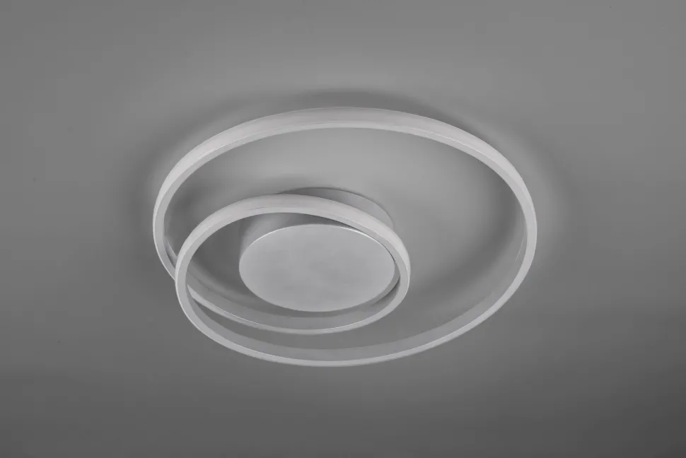 LED Deckenlampe Metall in Titan 2500 lm B:39 cm Spirale