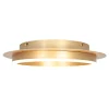 LED Deckenlampe Metall Kunststoff in Gold B:32 cm Ring