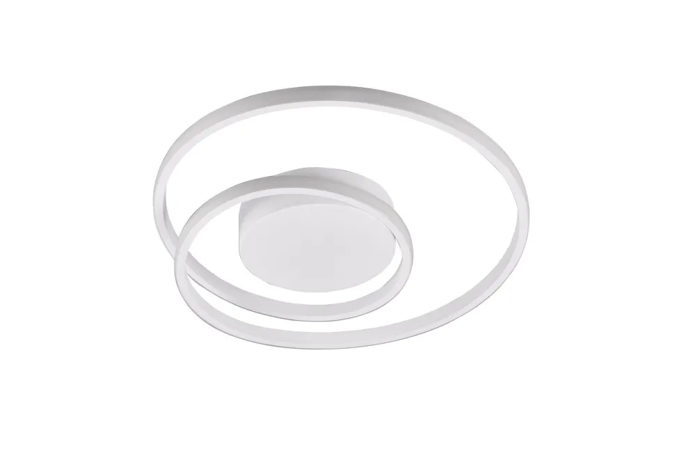 LED Deckenlampe Metall Weiß 2500 lm B:39 cm Spirale