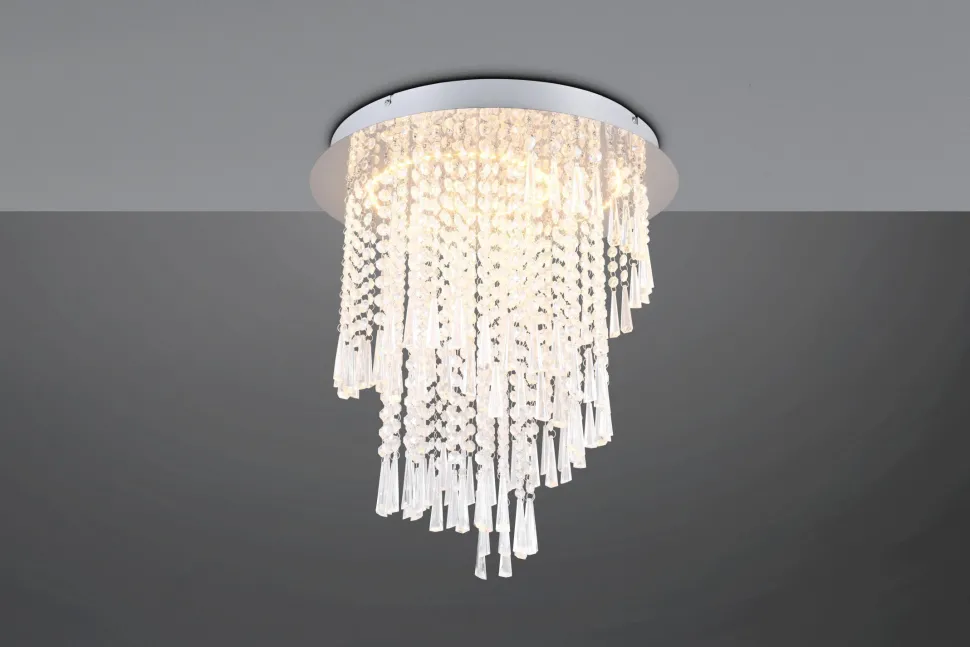 LED Deckenlampe mit Fernbedienung dimmbar Acryl Ø45 cm