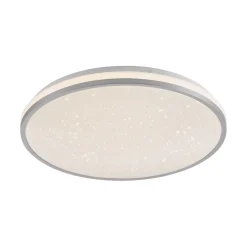 LED Deckenlampe Nachthimmel Silber Ø38 cm 20 W dimmbar