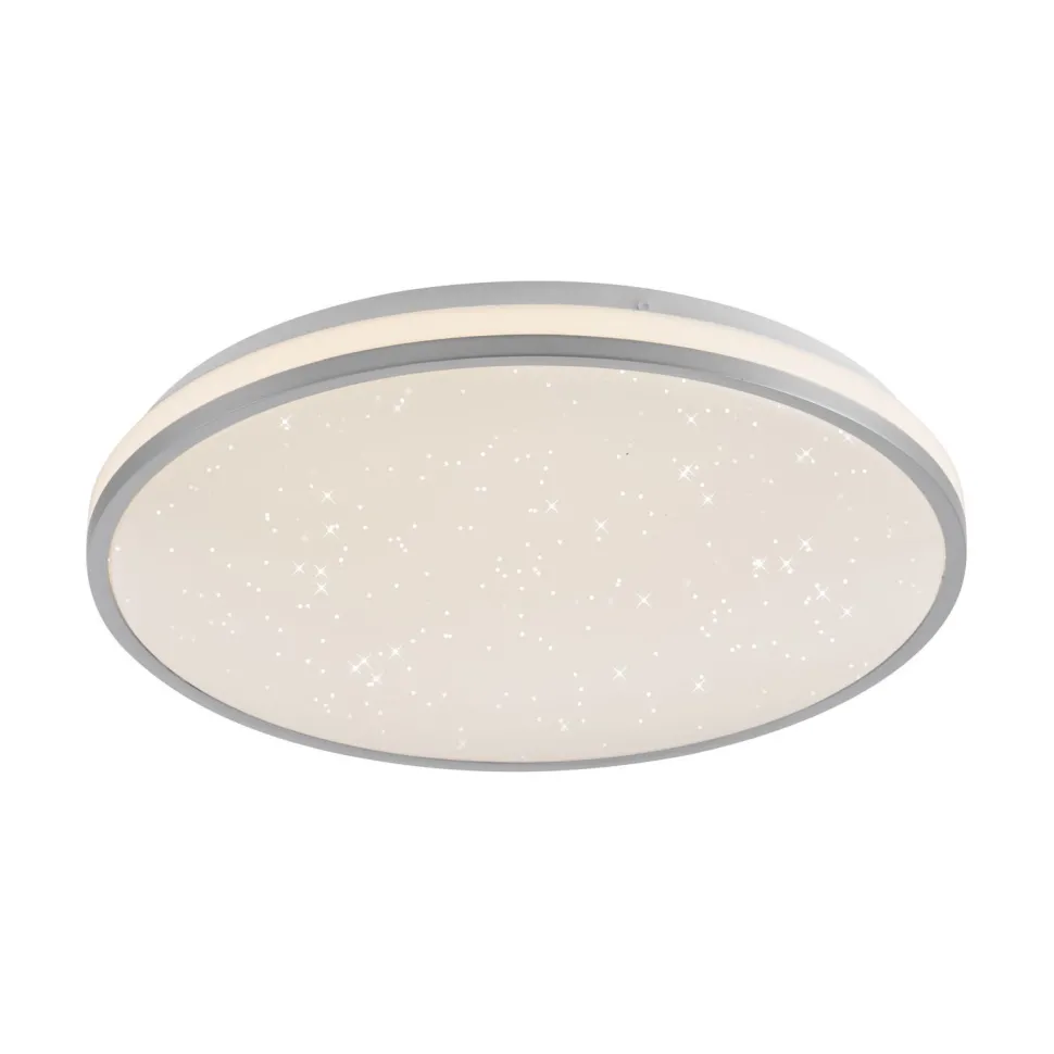 LED Deckenlampe Nachthimmel Silber Ø38 cm 20 W dimmbar