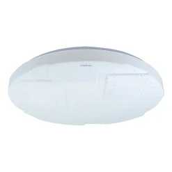 LED Deckenlampe rund Ø 49 cm IP44 Weiß 3900 K Sternenhimmel