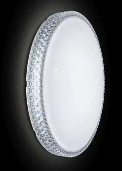 LED Deckenlampe rund Ø 40 cm Sternenhimmel 4000 K Weiß