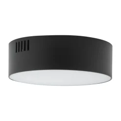 LED Deckenlampe Schwarz 3000 K warmweiß blendarm Ø 11 cm klein