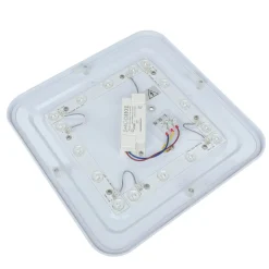 LED Deckenlampe Schwarz Modern IP44 3000K blendarm