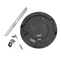 LED Deckenlampe Schwarz Unterputz Aufputz D: 29,8 cm