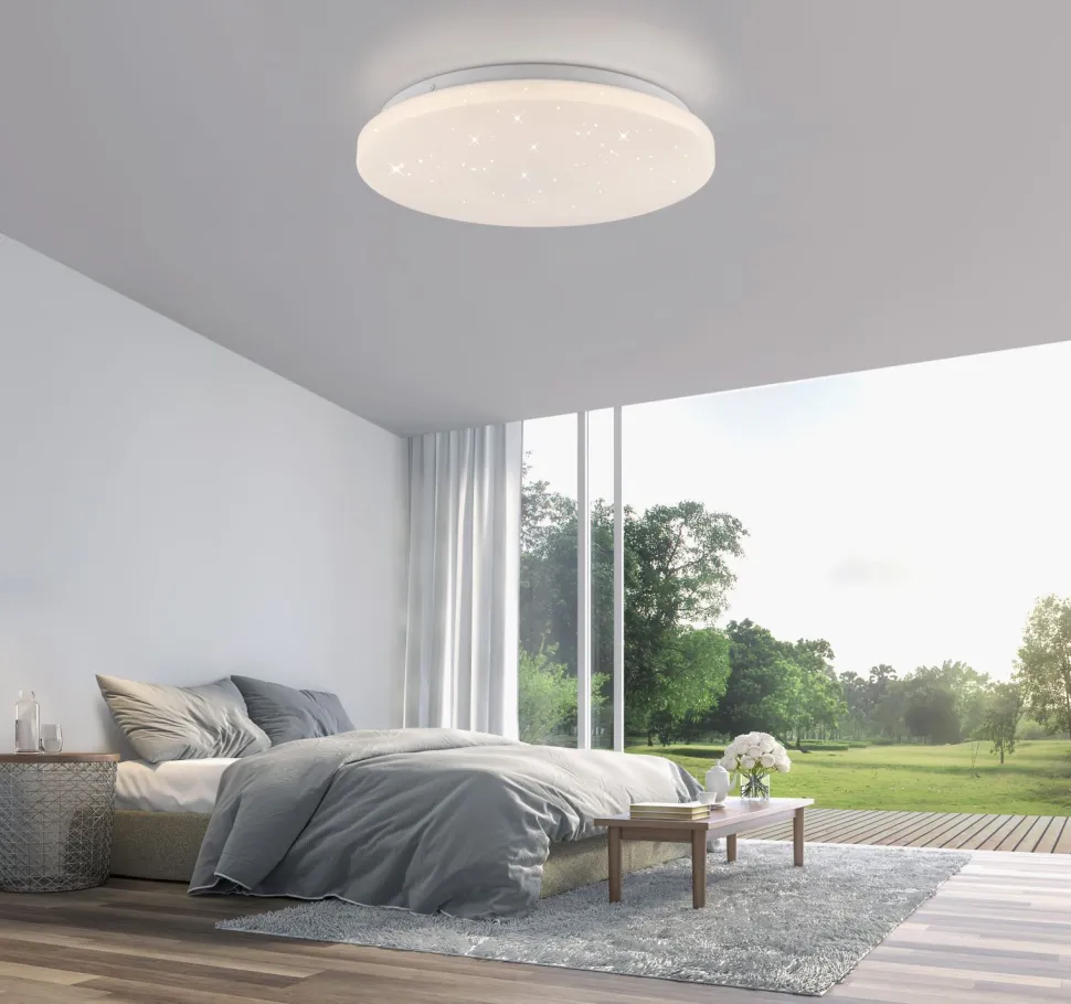 LED Deckenlampe Sternenhimmel Ø34 cm 3000 K warmweiß