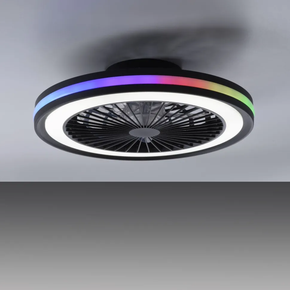 LED Deckenlampe Ventilator Fernbedienung RGB dimmbar