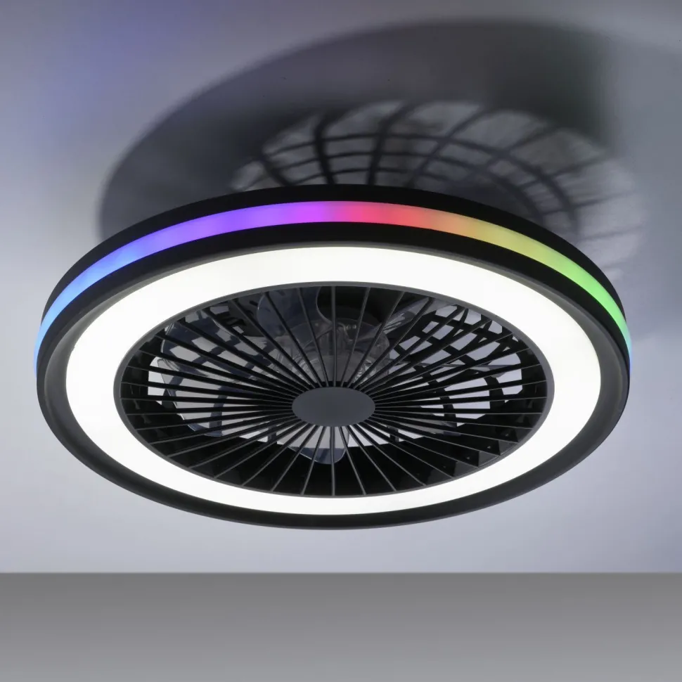 LED Deckenlampe Ventilator Fernbedienung RGB dimmbar