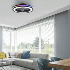 LED Deckenlampe Ventilator Fernbedienung RGB dimmbar