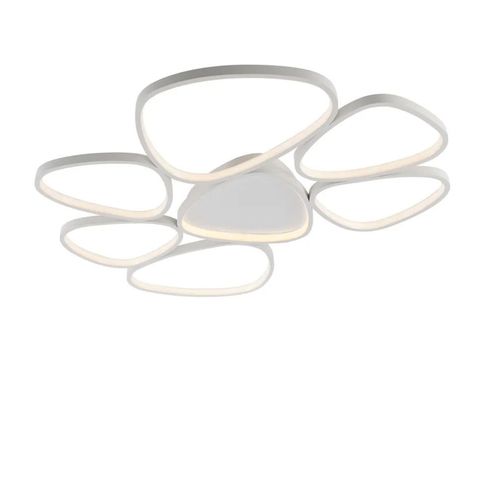 LED Deckenlampe Weiß Metall 3000 K 6100 lm L:92 cm