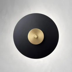 LED Deckenleuchte 2700 K 1150 lm D: 23 cm rund Messing Eisen