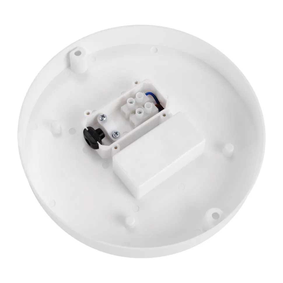 LED Deckenleuchte außen rund Ø 16 cm klein IP65 Weiß 3900 K