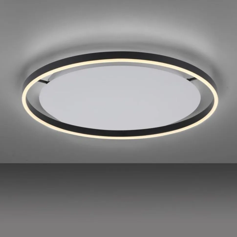 LED Deckenleuchte dimmbar Anthrazit Ø58,5 cm 3650 lm