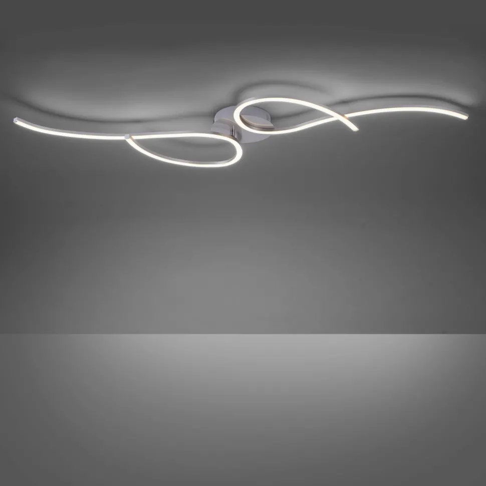 LED Deckenleuchte flexibel Stahl Metall warmweiß 14 W