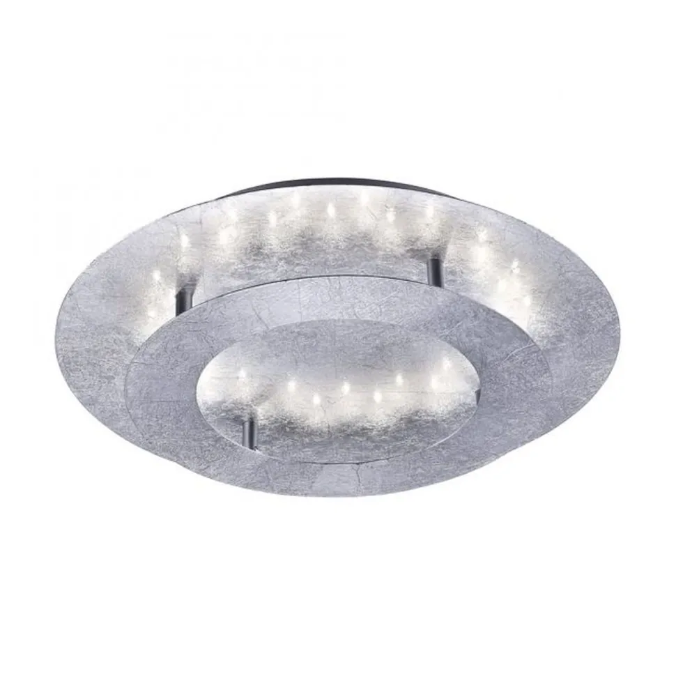 LED Deckenleuchte in Blattsilber Metall 18 W Ø40 cm
