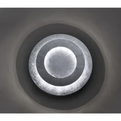 LED Deckenleuchte in Blattsilber Metall 18 W Ø40 cm