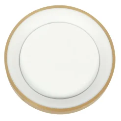 LED Deckenleuchte in Gold Weiß Ø38 cm 30 W gemütlich