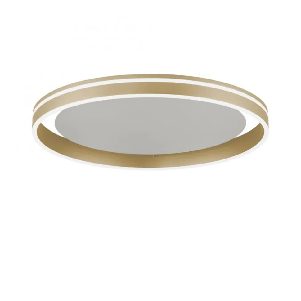 LED Deckenleuchte in Messing 38 W Farbtemperaturwechsel