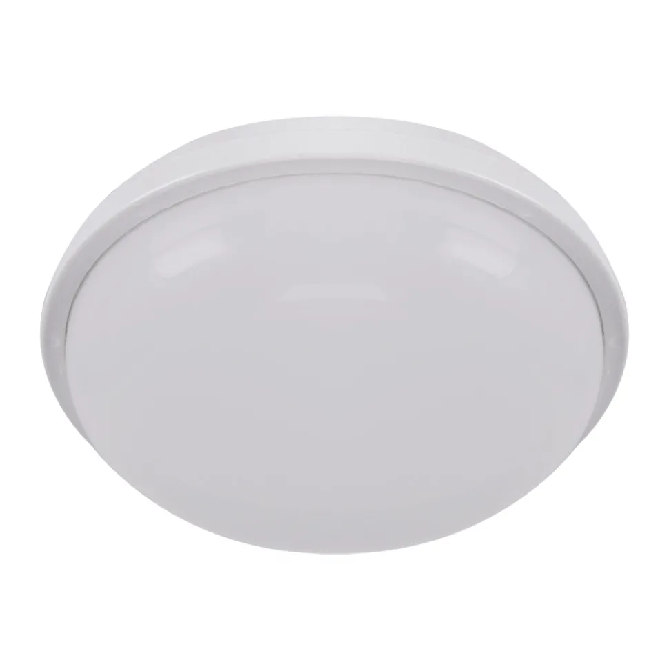 LED Deckenleuchte IP54 außen Feuchtraum Ø 16,5 cm klein Weiß
