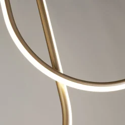 LED Deckenleuchte Metall Bögen Modern 3000 K in Bronze