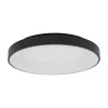 LED Deckenleuchte Metall 60 W Schwarz blendarm wohnlich