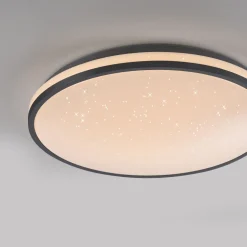 LED Deckenleuchte Nachthimmel Schwarz 3000 K dimmbar